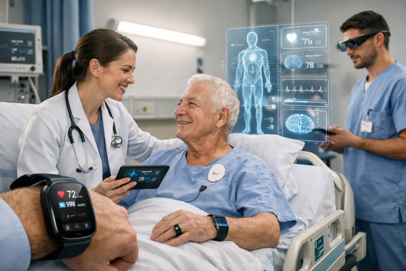 Применение носимых устройств и ИИ в диагностике