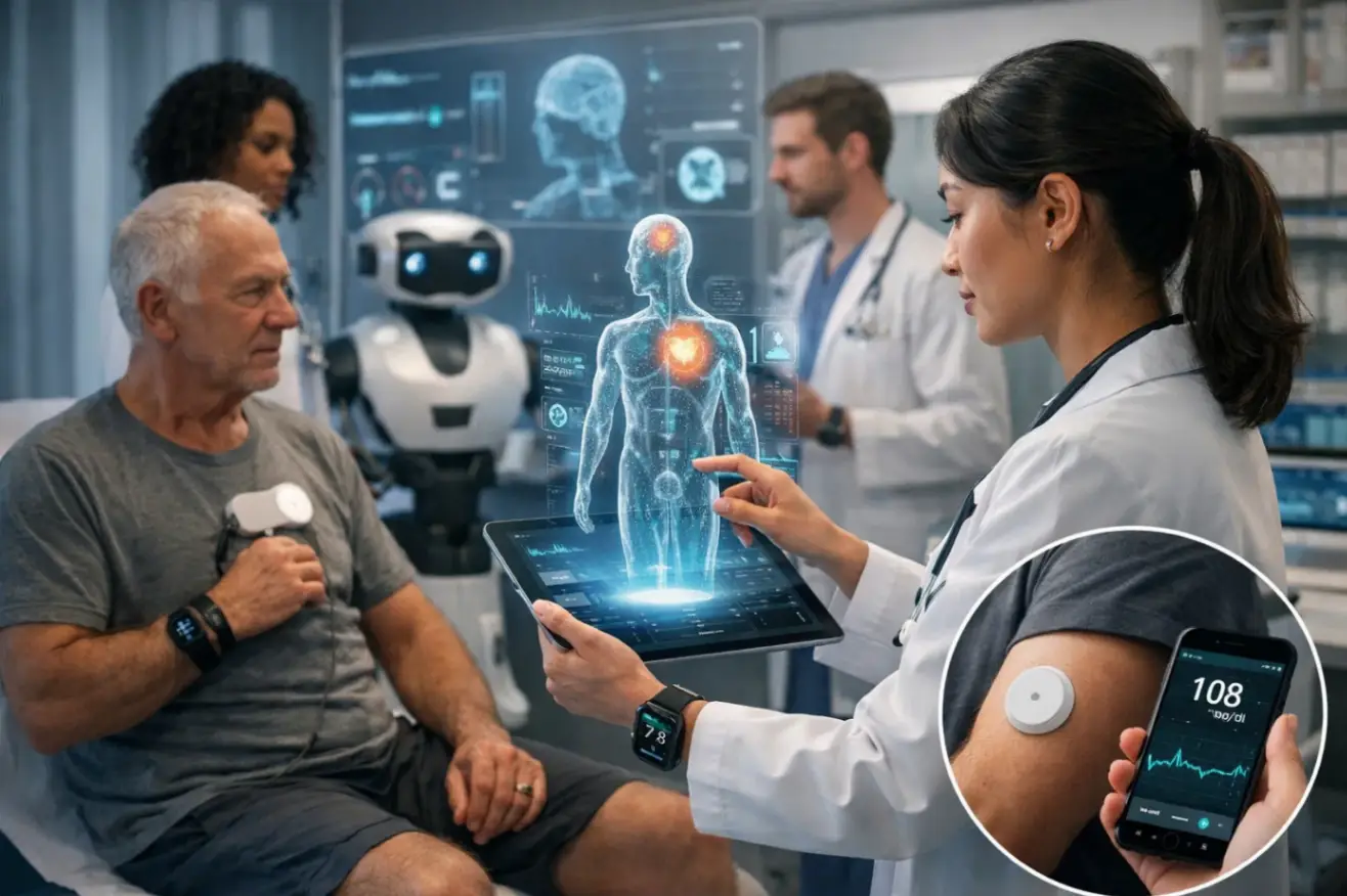 Носимые устройства и ИИ в современной медицине